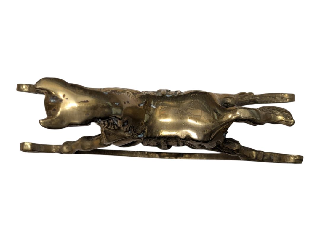 Vintage Sears Canada Brass Rocking Horse