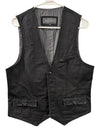 RW&CO Black Cotton Vest Size S