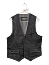 RW&CO Black Cotton Vest Size S
