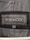 RW&CO Black Cotton Vest Size S