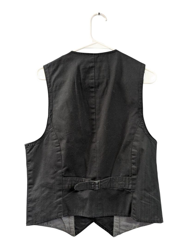 RW&CO Black Cotton Vest Size S