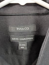 RW&CO Slim Fit Black Long Sleeve Dress Shirt