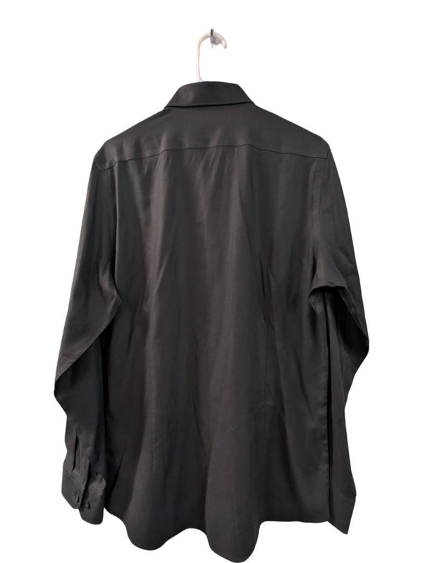 RW&CO Slim Fit Black Long Sleeve Dress Shirt