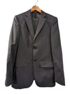 Alfred Sung Men’s Charcoal Pinstripe Wool Suit