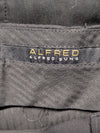 Alfred Sung Men’s Charcoal Pinstripe Wool Suit