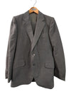 Custom Men’s Charcoal Pinstripe Suit – Size Medium