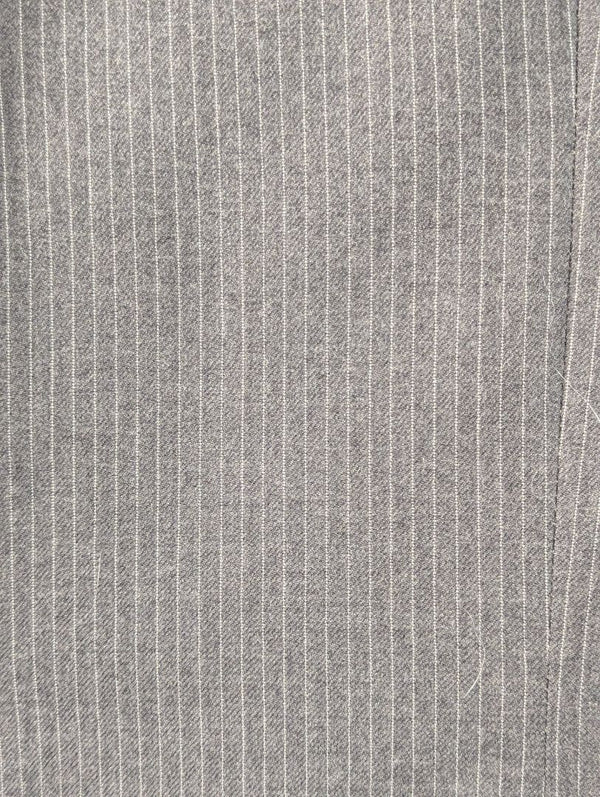 Custom Men’s Charcoal Pinstripe Suit – Size Medium