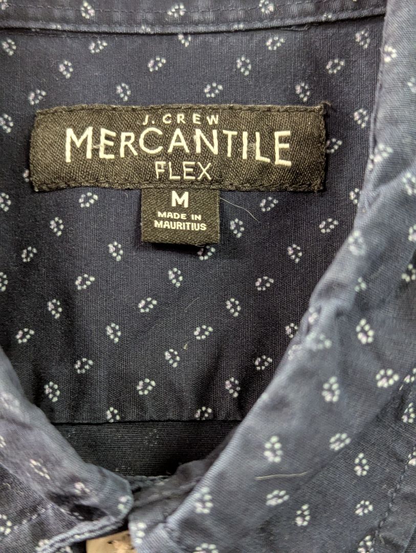 J.Crew Mercantile Flex Men’s Patterned Shirt – Size M