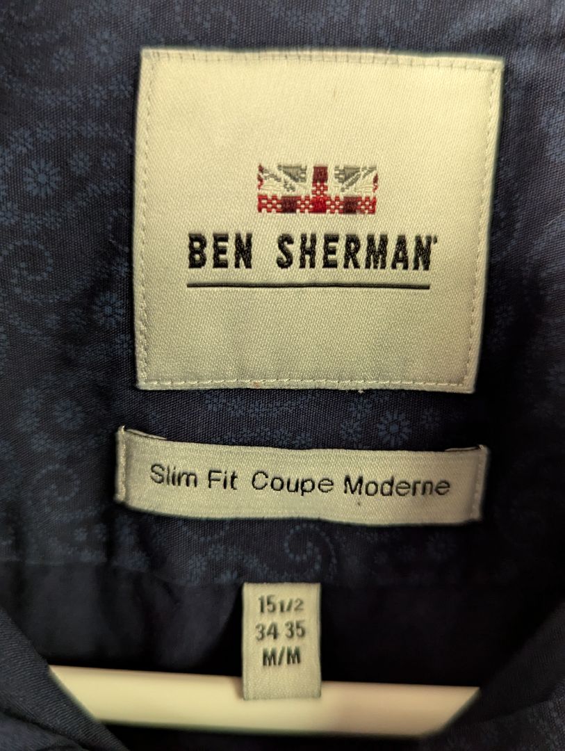 Ben Sherman Slim Fit Paisley Dress Shirt