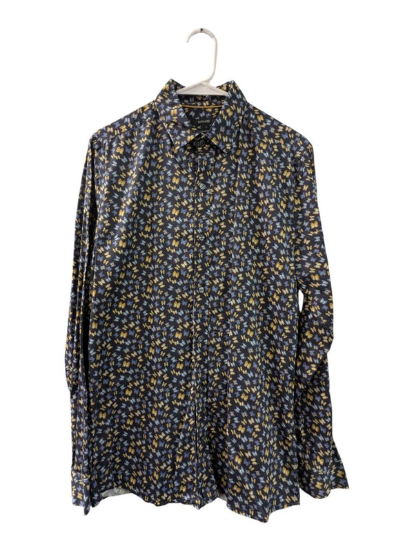 RW&CO Slim Fit Butterfly Print Dress Shirt