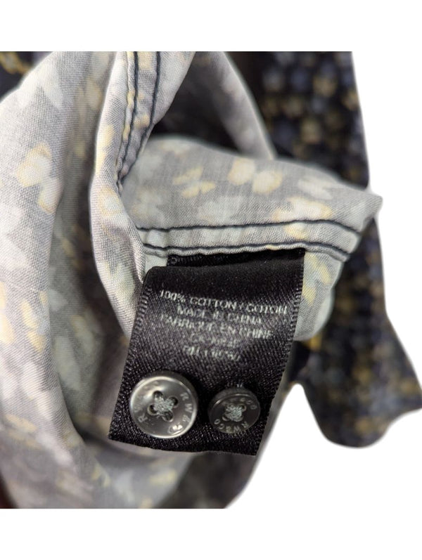 RW&CO Slim Fit Butterfly Print Dress Shirt