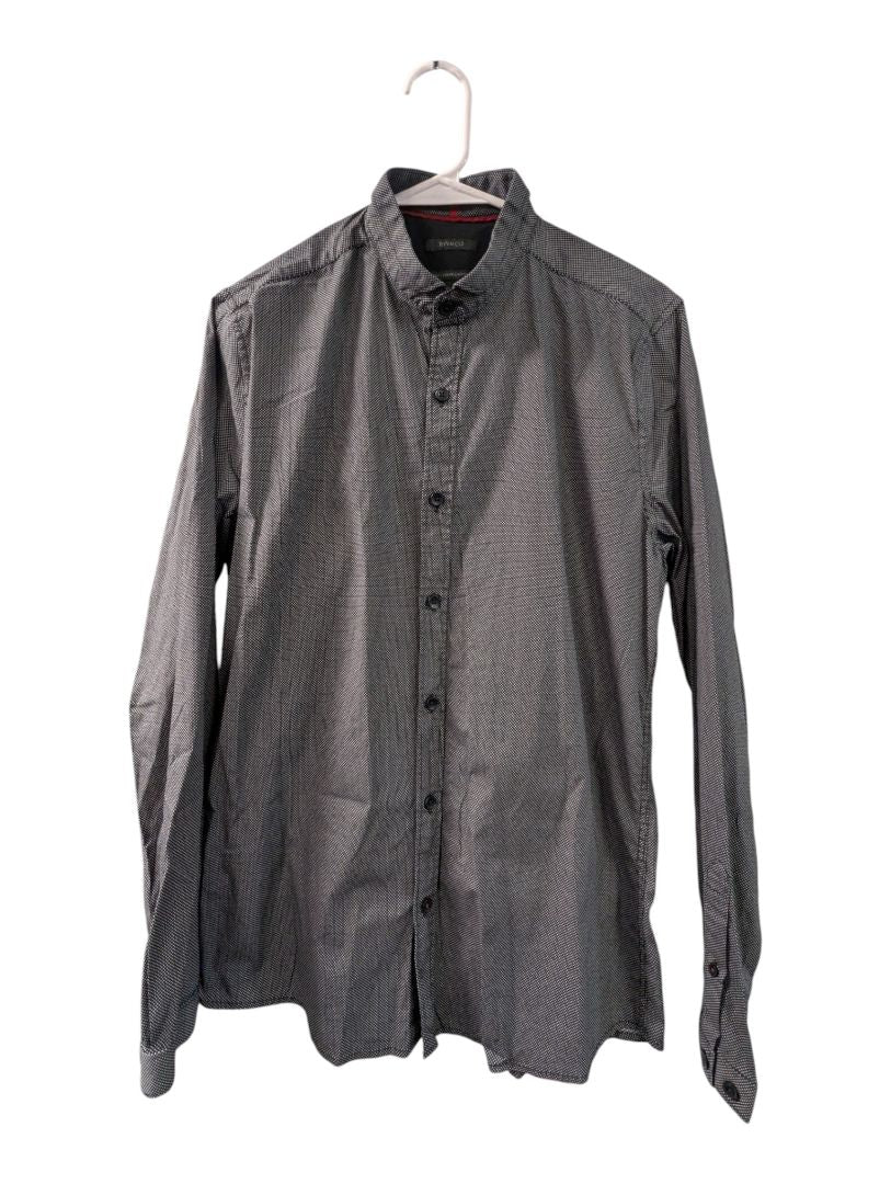 RW&CO Slim Fit Micro-Pattern Dress Shirt
