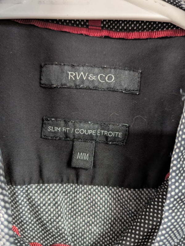 RW&CO Slim Fit Micro-Pattern Dress Shirt