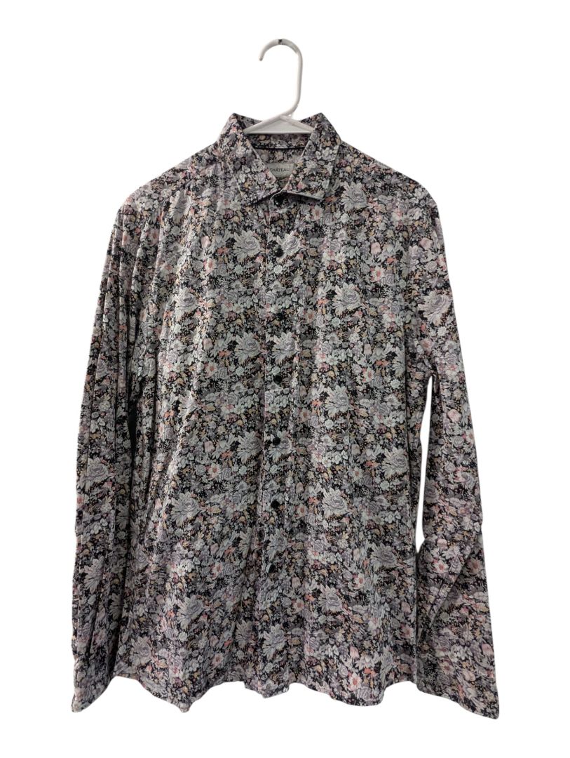 Le Château Slim Fit Floral Dress Shirt