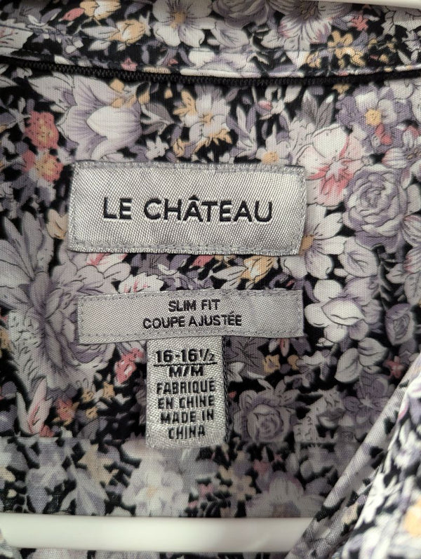 Le Château Slim Fit Floral Dress Shirt