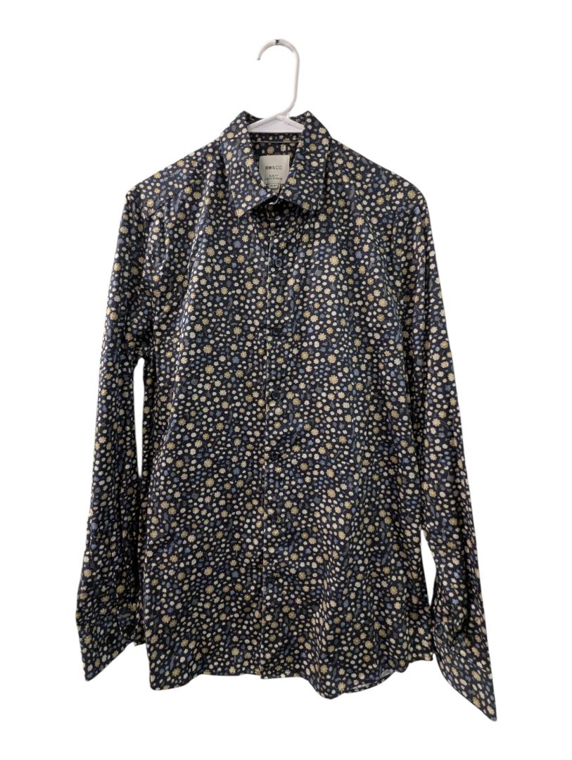 RW&CO. Slim Fit Floral Dress Shirt