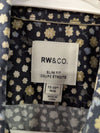 RW&CO. Slim Fit Floral Dress Shirt
