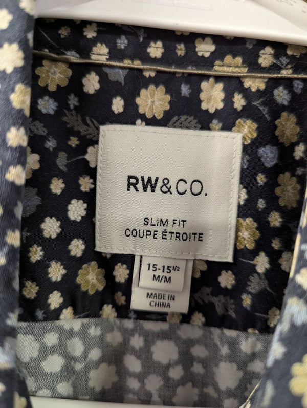 RW&CO. Slim Fit Floral Dress Shirt