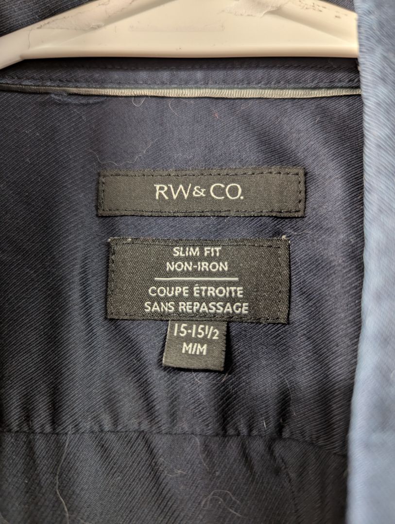 RW&CO. Slim Fit Non-Iron Dress Shirt