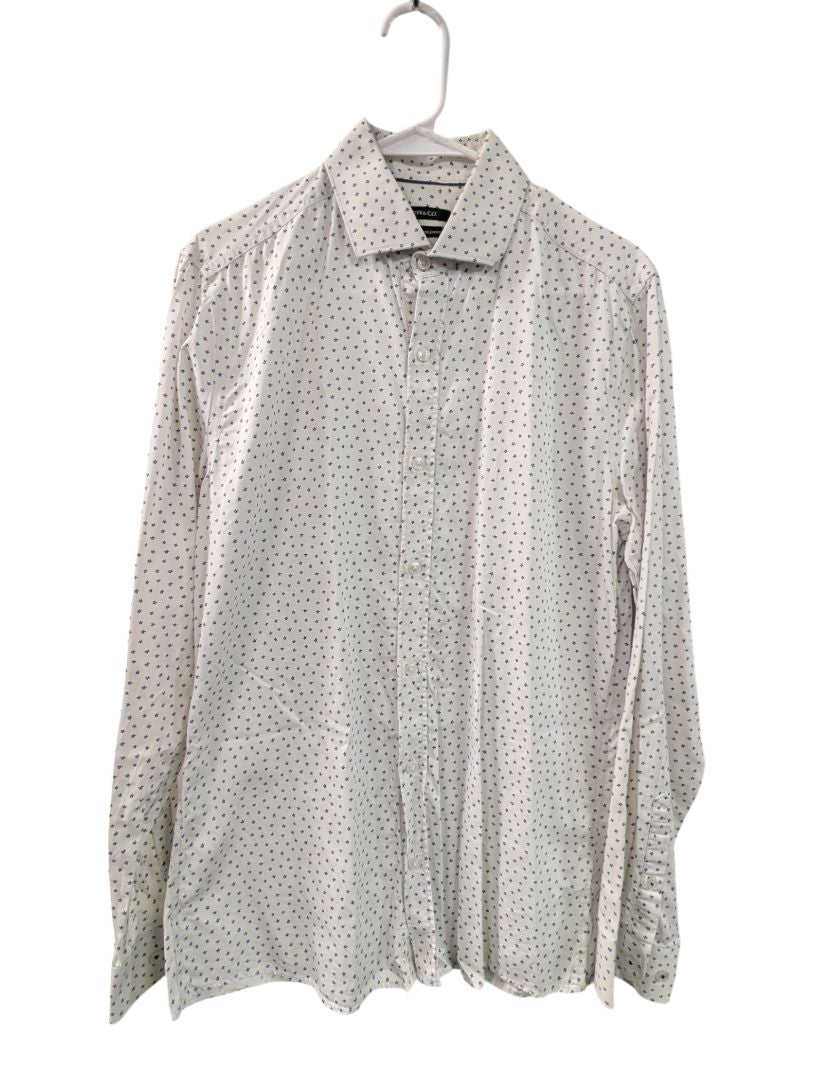 RW&CO. Slim Fit Star Print Dress Shirt