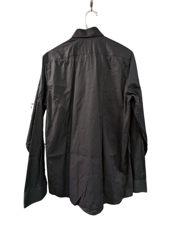 RW&CO. Slim Fit Non-Iron Black Dress Shirt