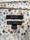 RW&CO. Slim Fit Floral Cotton Dress Shirt