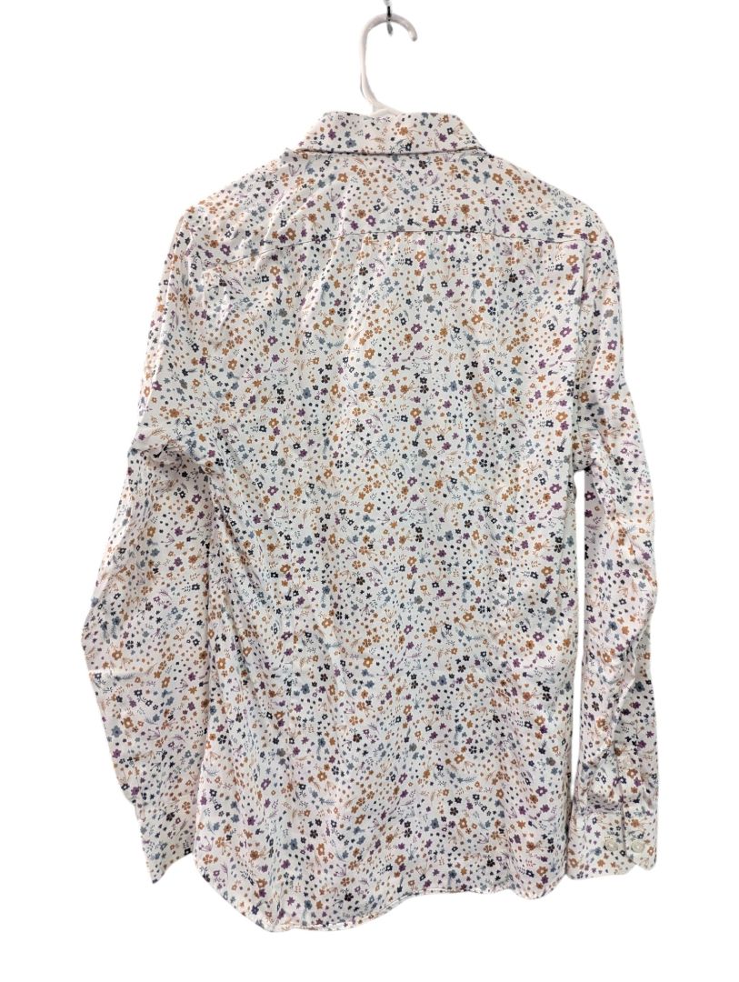 RW&CO. Slim Fit Floral Cotton Dress Shirt