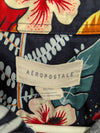 Aeropostale Tropical Floral Short Sleeve Shirt