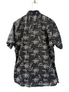 Molokai Surf Co. Black Sea Life Print Short Sleeve Shirt – M