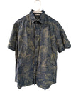 RW&CO. Regular Fit Leaf Print Short Sleeve Shirt – M