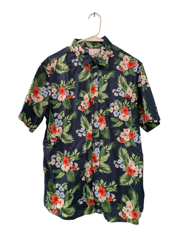 Old Navy Men’s Tropical Floral Shirt – Medium