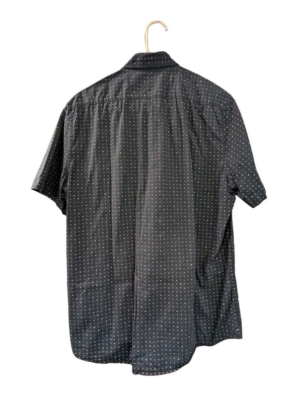 RW&CO. Slim Fit Geometric Print Short-Sleeve Shirt – Medium