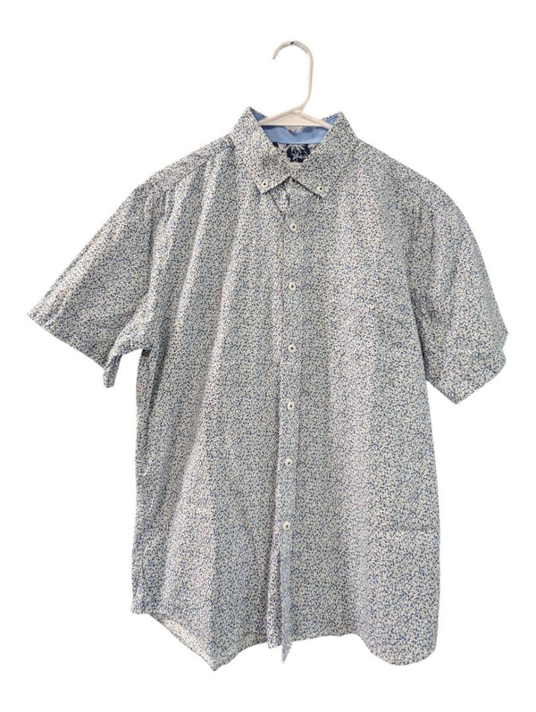 Rue Saint-Patrick Blue Print Shirt – Medium