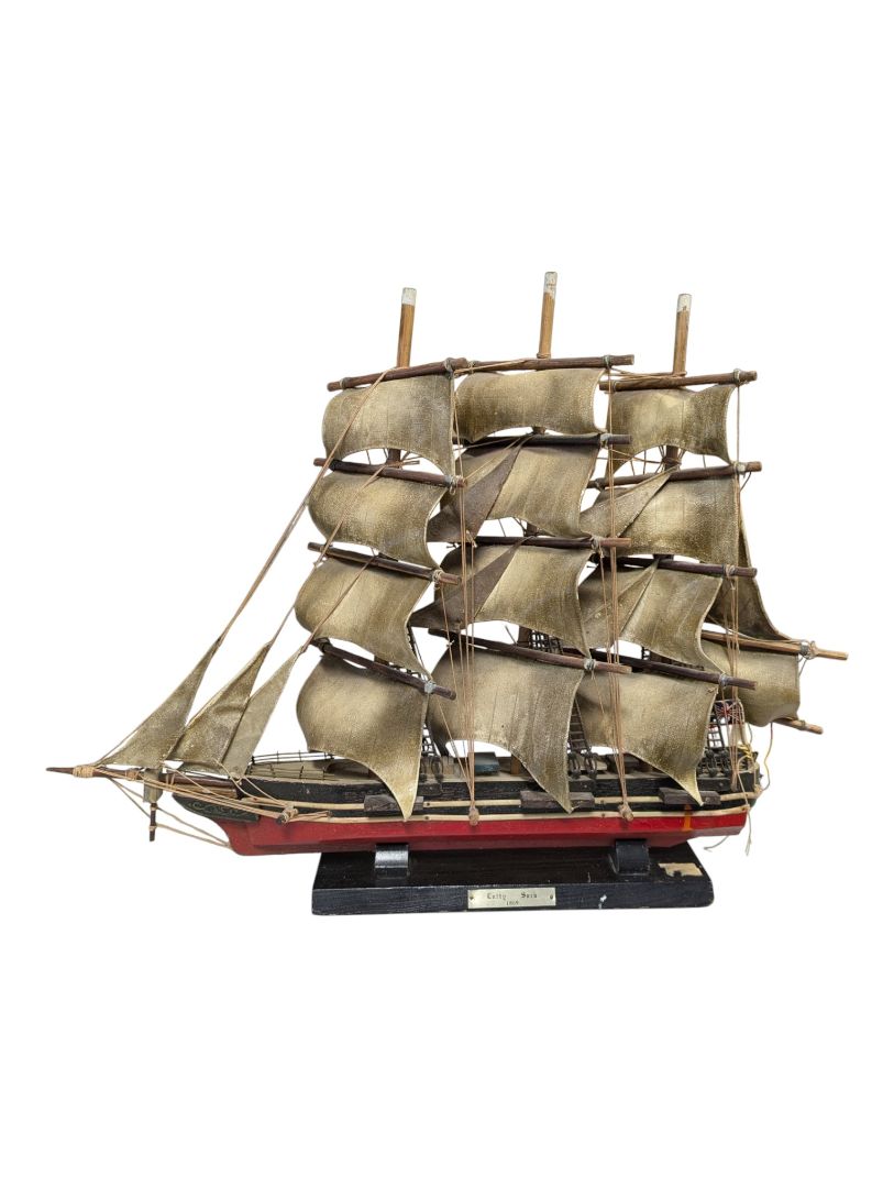 Vintage Cutty Sark 1869 Model Sailing Ship
