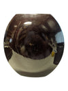 Vintage Lacquered Wood Vase