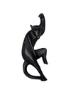 Pair of Hand-Carved Wooden Monkey Figures