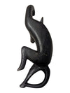 Pair of Hand-Carved Wooden Monkey Figures