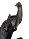 Pair of Hand-Carved Wooden Monkey Figures