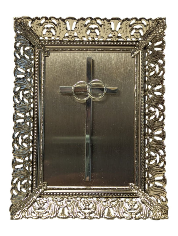 Standing Filigree Religious Wedding Frame