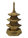 Vintage Japanese Brass Pagoda Incense Burner