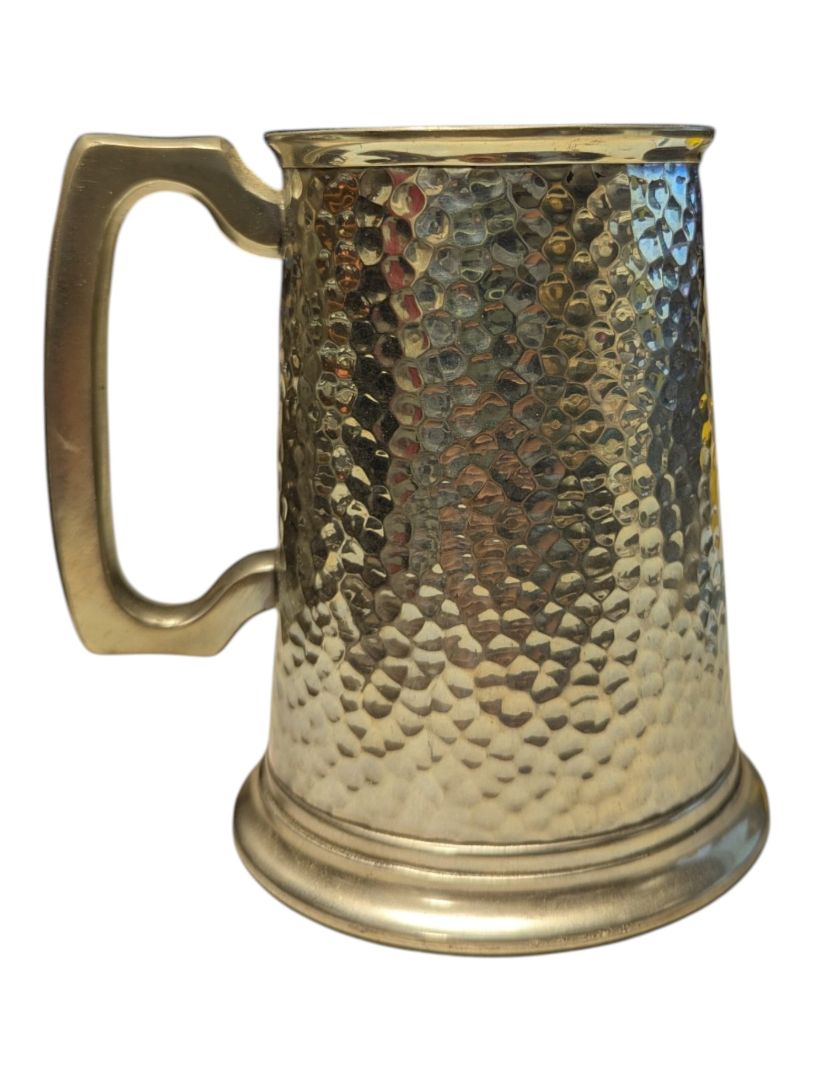 Birks English Pewter Hammered Tankard