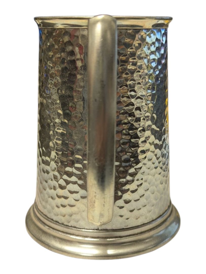 Birks English Pewter Hammered Tankard
