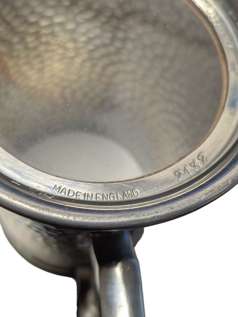 Birks English Pewter Hammered Tankard