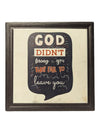 Set of 2 Inspirational Framed Decorative Signs