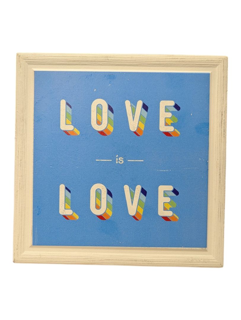 Set of 2 Inspirational Framed Decorative Signs