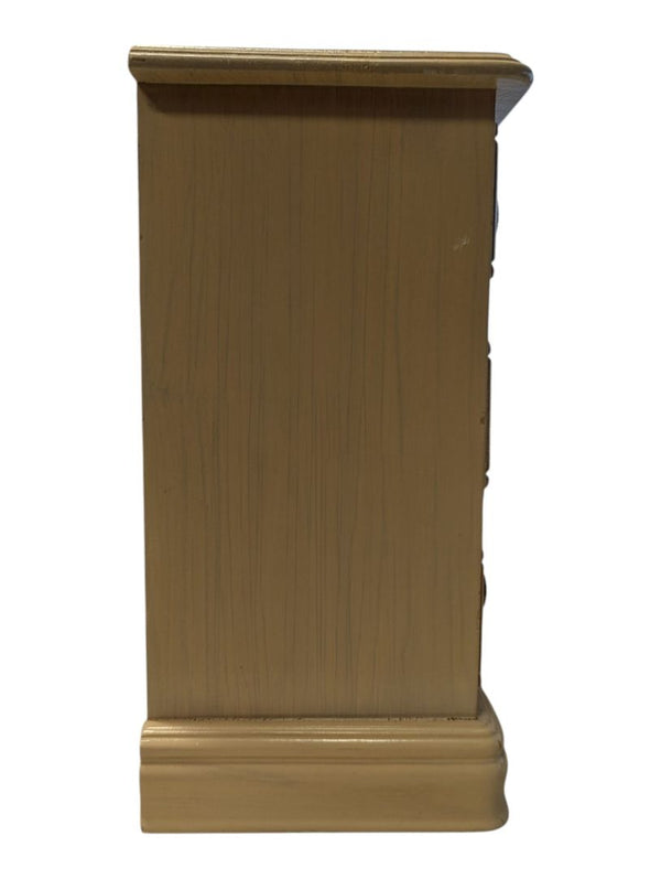 Gunther Mele Wooden Jewelry Armoire with Floral Glass Door