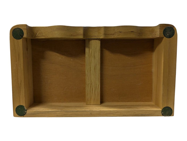 Gunther Mele Wooden Jewelry Armoire with Floral Glass Door
