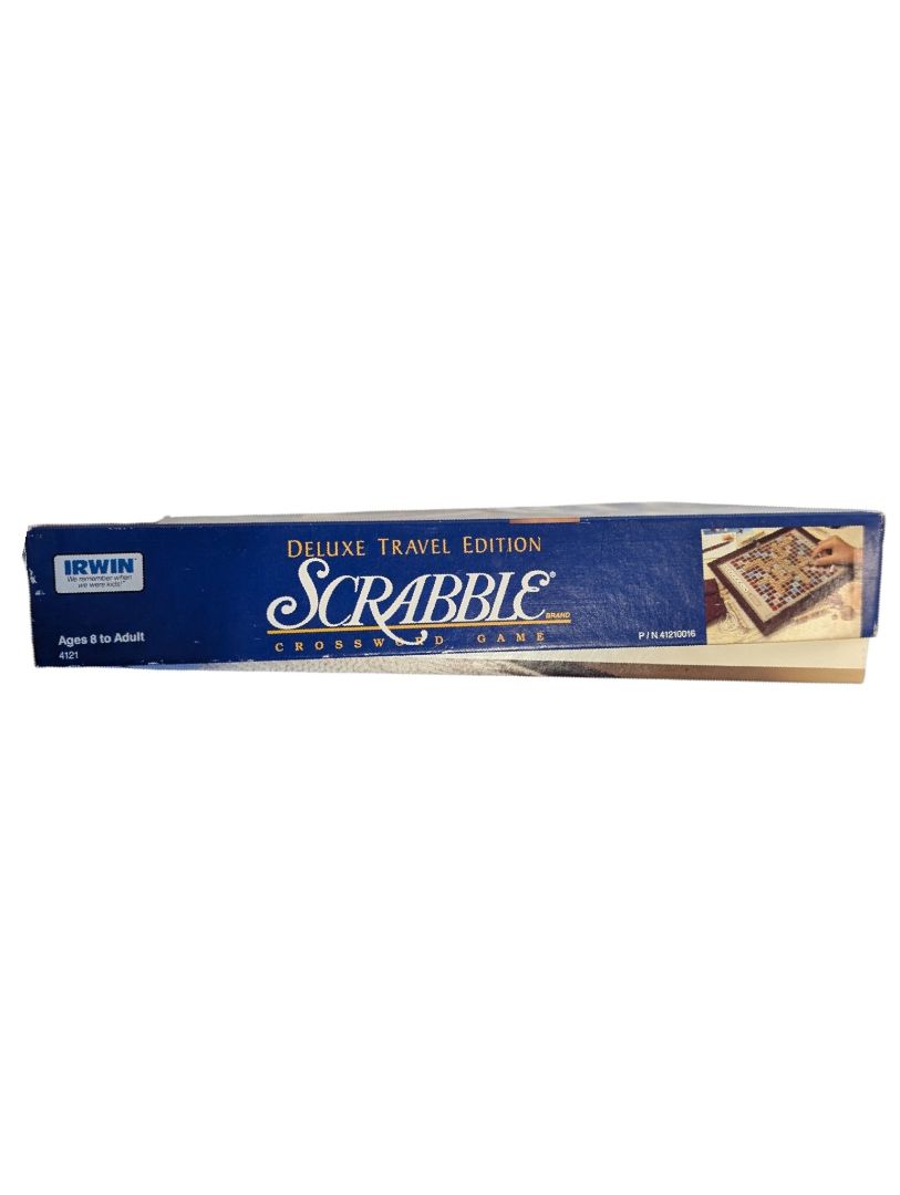 Vintage 1990 Scrabble Deluxe Travel Edition