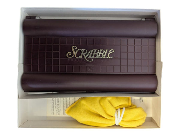 Vintage 1990 Scrabble Deluxe Travel Edition