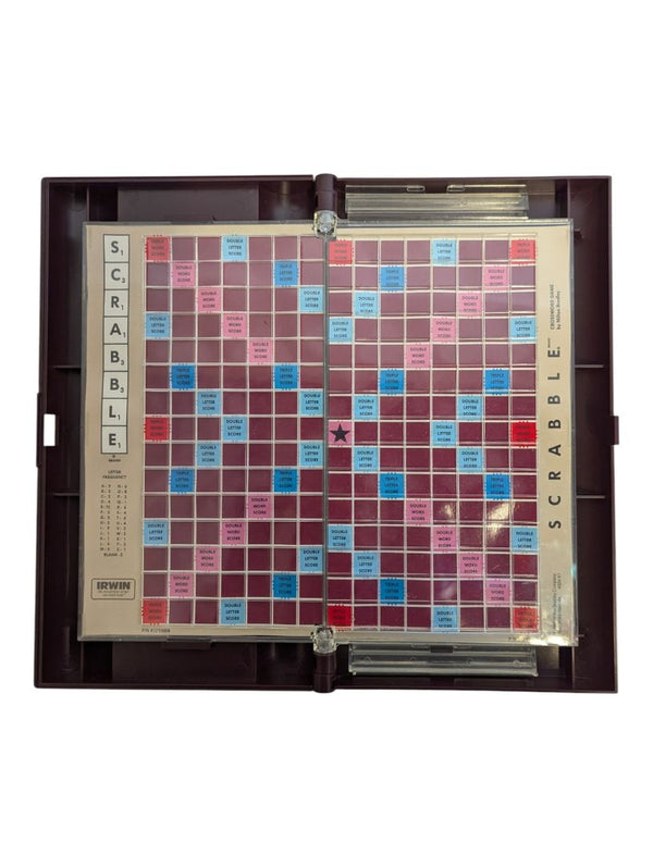 Vintage 1990 Scrabble Deluxe Travel Edition